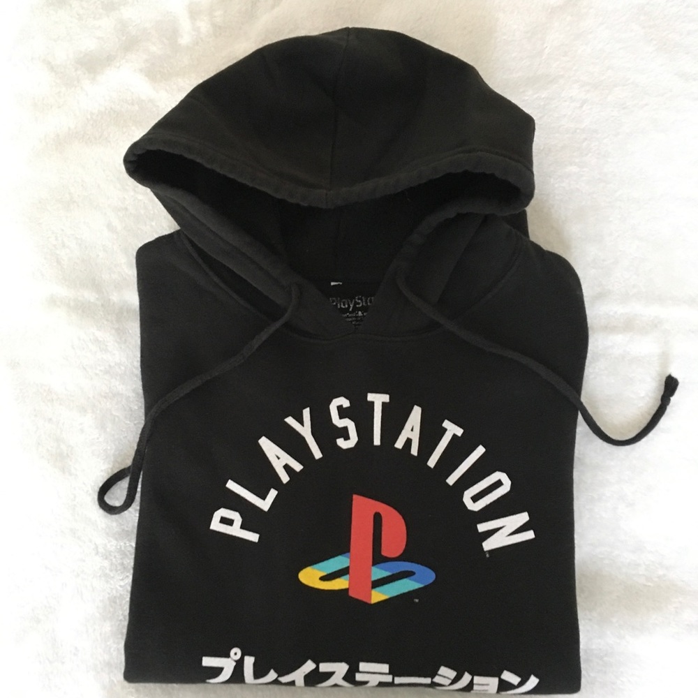 PlayStation Japanese Graphic Hoodie Size L - Picture 1 of 5